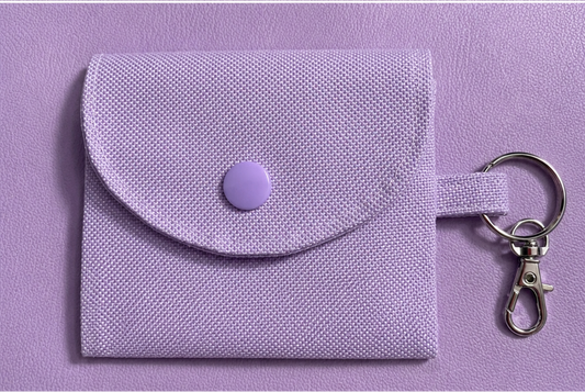 Quiet Faith Earbuds case/Change Pouch - Quiet Bloom