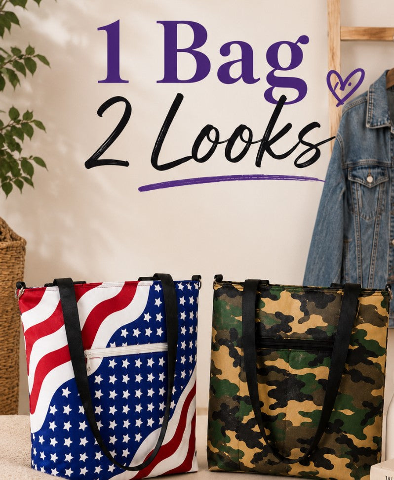 1 Bag 2 Looks Reversible Tote