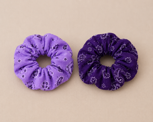1 Bag 2 Looks Reversible Scrunchie Set (Set of 2)