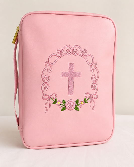Quiet Faith Bible Organizer - Blush Grace