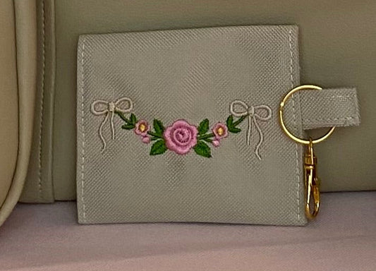 Quiet Faith Earbuds case/Change Pouch - Pure Light