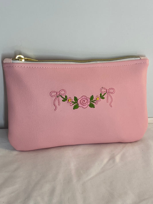 Quiet Faith Pencil Pouch/Eyeglasses Case - Blush Grace