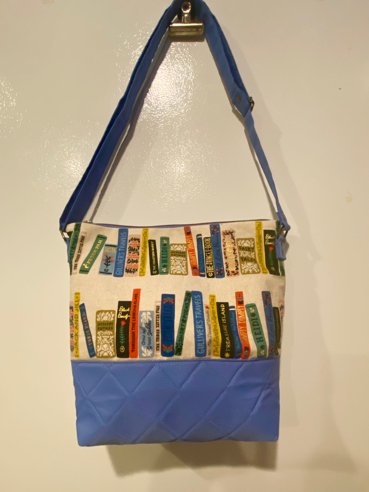 The Bookish Chapters Collection Blue Crossbody Bag