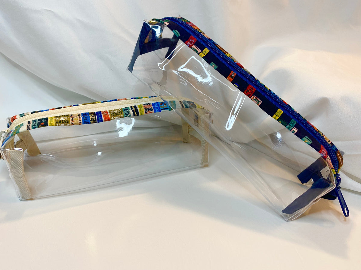 The Bookish Chapters Clear Vinyl Pencil Pouches