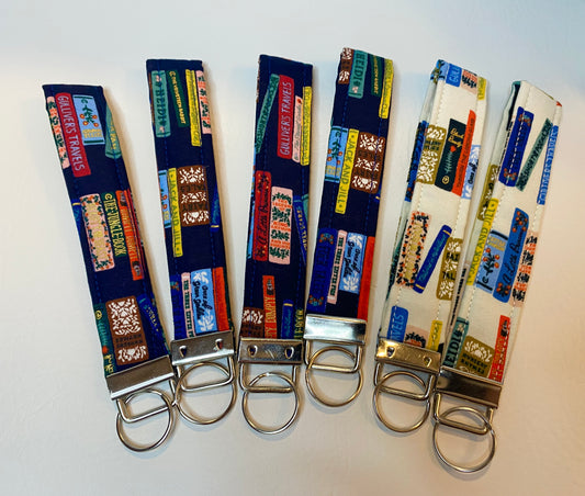 The Bookish Chapters Collection Key Chain Wristlets