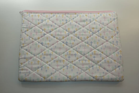Pastel Crosses Laptop sleeve