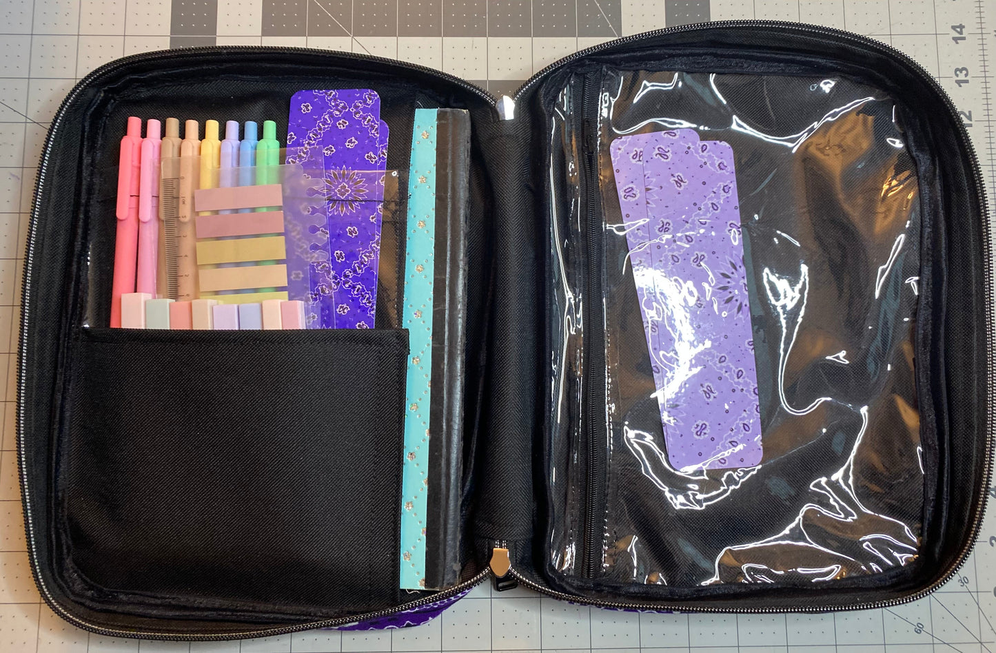 pens/markers/bookmarkers/notebook/tabs not included